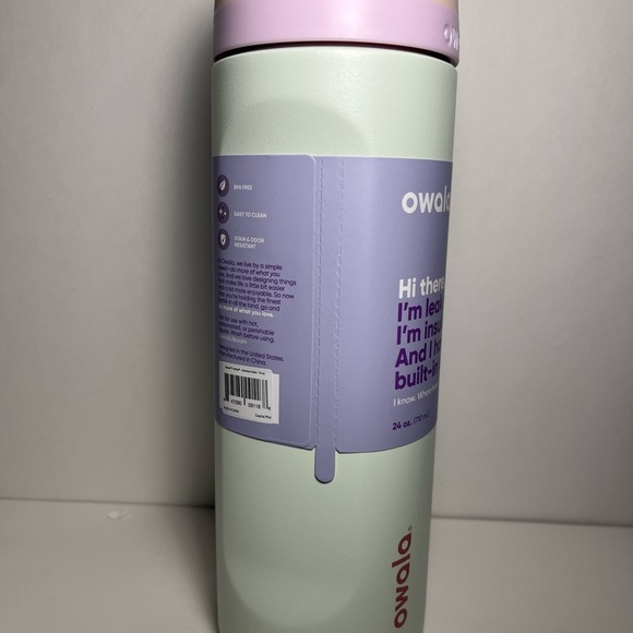 Owala 24oz Free Sip New Coastal Mist color water bottle - Picture 5 of 10